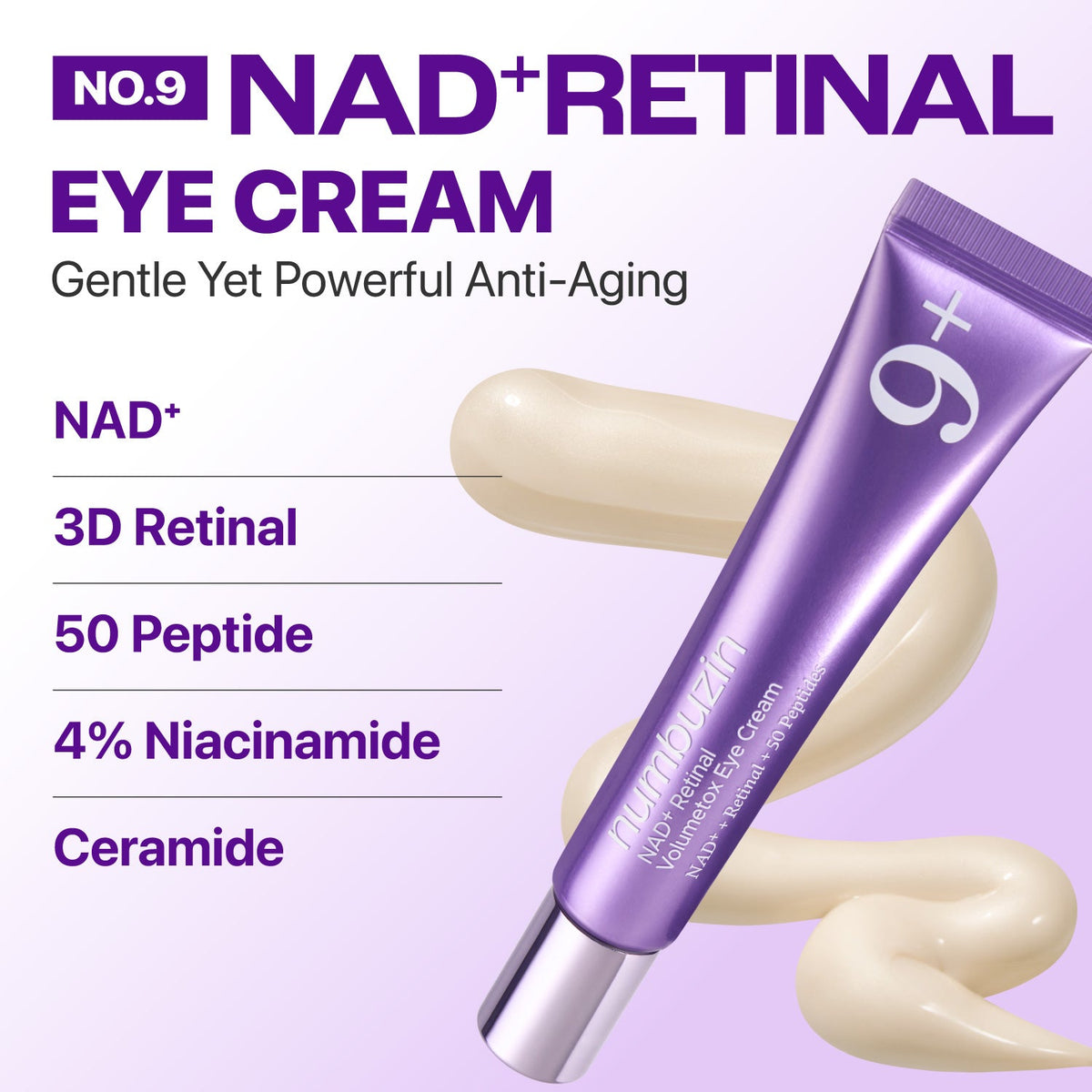 Détail Numbuzin No.9 Retinal Volumetox Eye Cream | KMART Maroc