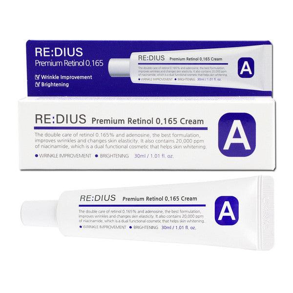 RE:DIUS Premium Retinol 0.165 Cream box and tube | KMART Maroc
